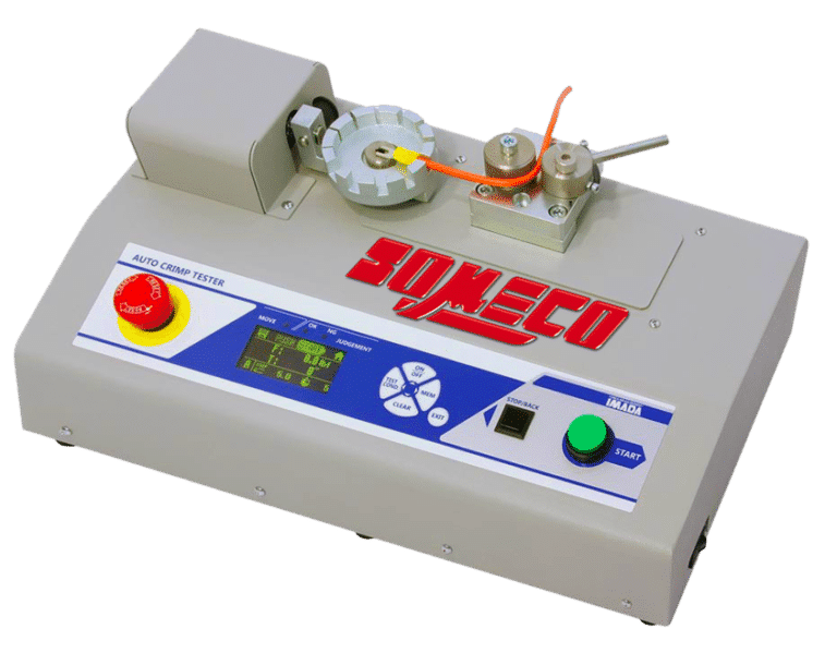 Banc d'essai motorisé pour contrôle de sertissage