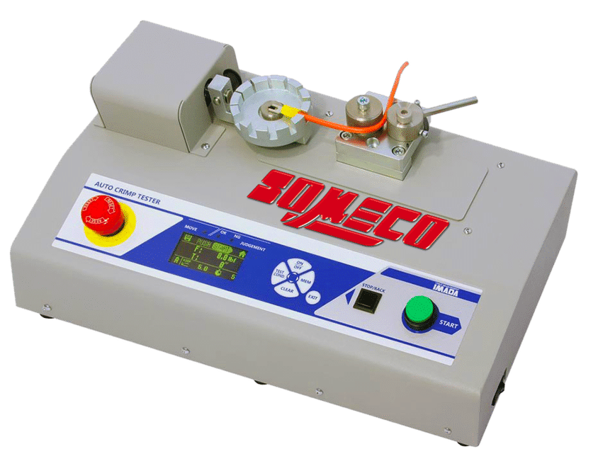 Banc d'essai motorisé pour contrôle de sertissage