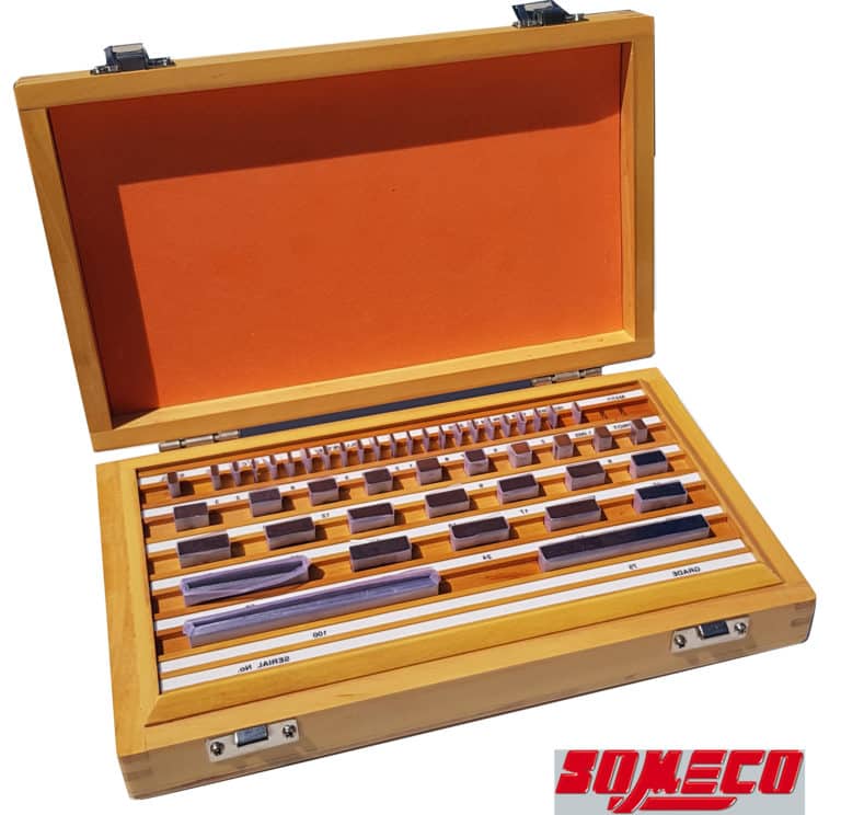 Jeu de cales étalon en acier - Série A