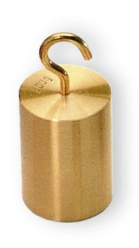 Poids de précision à crochet en laiton 