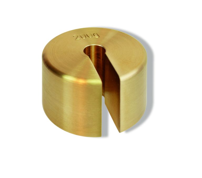 Poids de précision à fente 