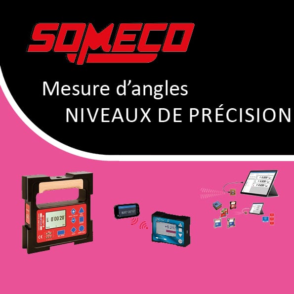 Catalogue SOMECO : Mesures d'angle, niveaux de précision