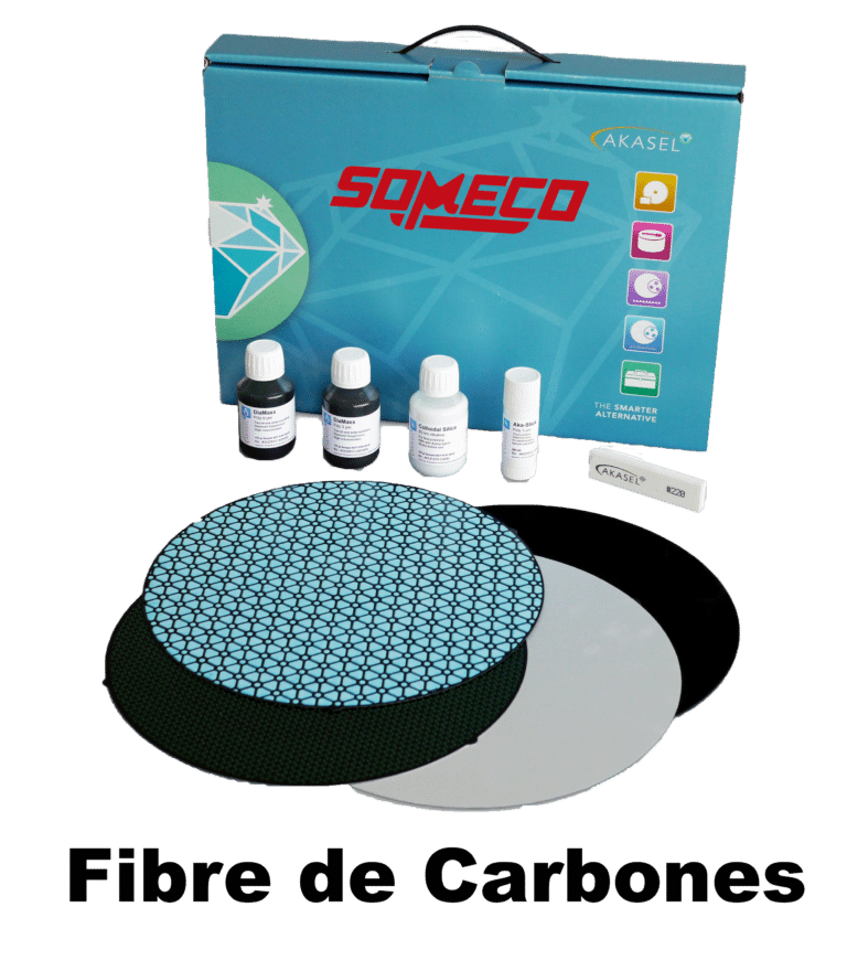 Set complet pour le polissage fibres de carbones